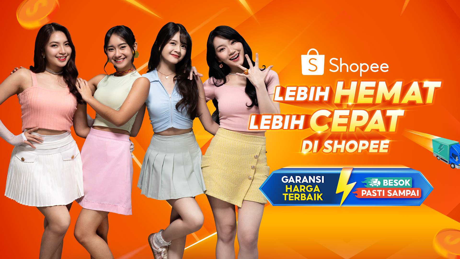 Tampil Stylish dan Ceria, JKT48 di MV Shopee “Lebih Hemat, Lebih Cepat” Bikin Susah Move On!