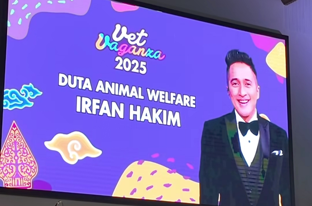 Vet Vaganza 2025 IPB! Irfan Hakim Dinobatkan Jadi Duta Animal Welfare