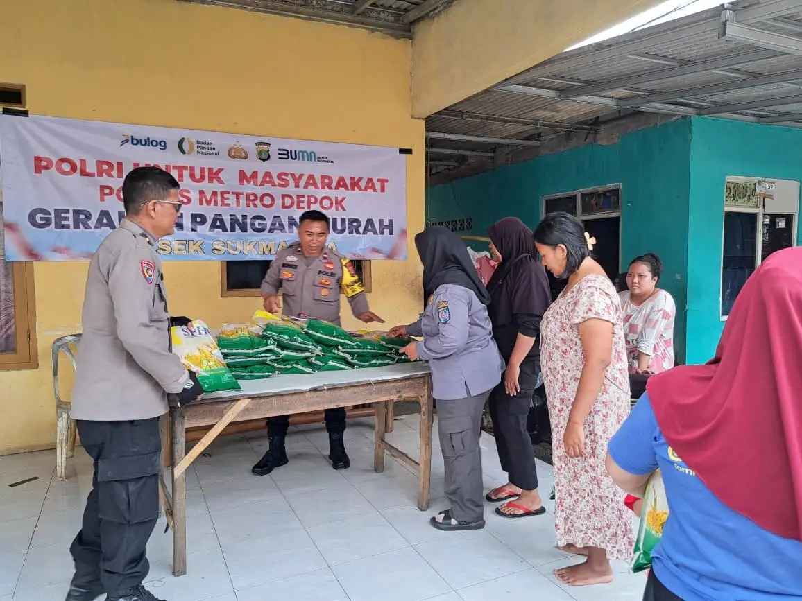 Program Pangan Murah Polres Depok, Solusi Stabilitas Harga dan Dukungan Masyarakat