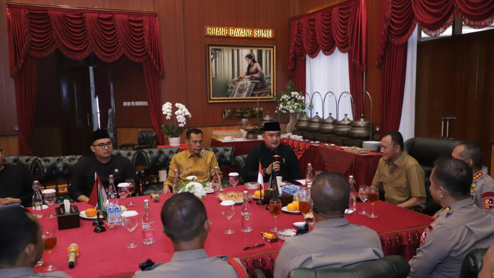Bupati Bogor Kedatangan Resimen 1 Brimob Kedung Halang, Mempererat Sinergi dan Komunikasi