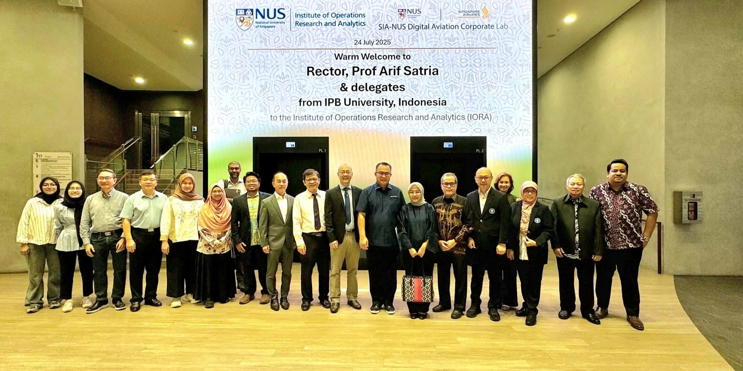 IPB University dan NUS Perkuat Riset Sistem Pangan dengan Manfaatkan AI