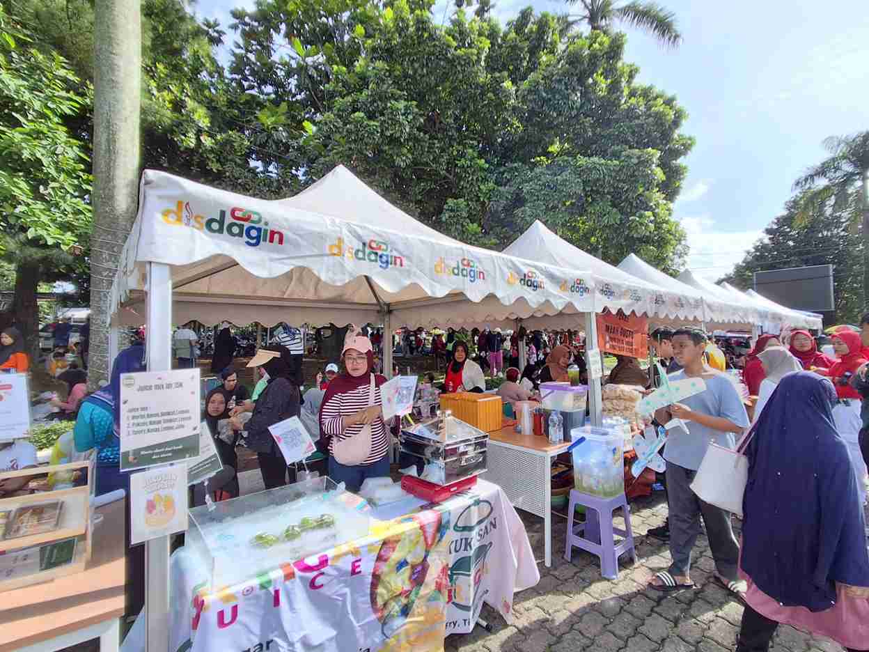 Warga dan UMKM Antusias Ikuti Car Free Day Tegar Beriman di Kabupaten Bogor