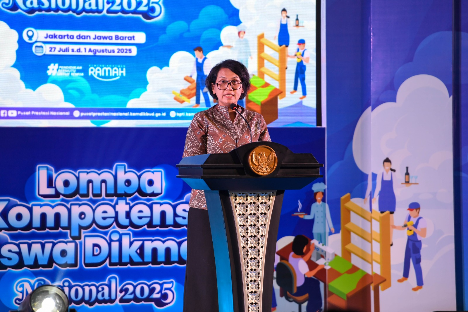 Ajang LKS Nasional 2025 Dibuka di Depok, Siswa SMK Boleh Ikut OSN
