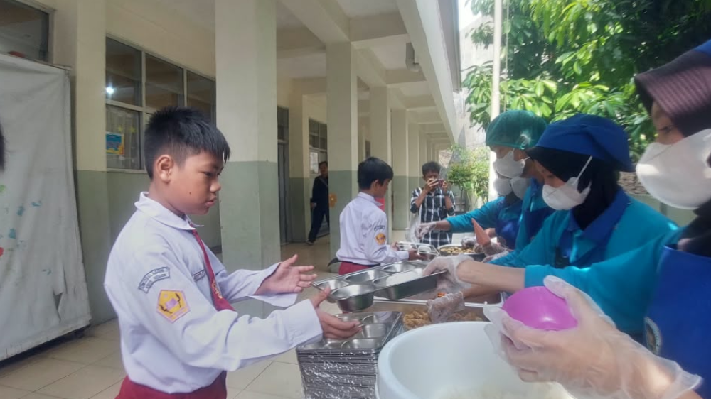 SDN Cibalagung 5 Jadi Pilot Project MBG Prasmanan di Kota Bogor