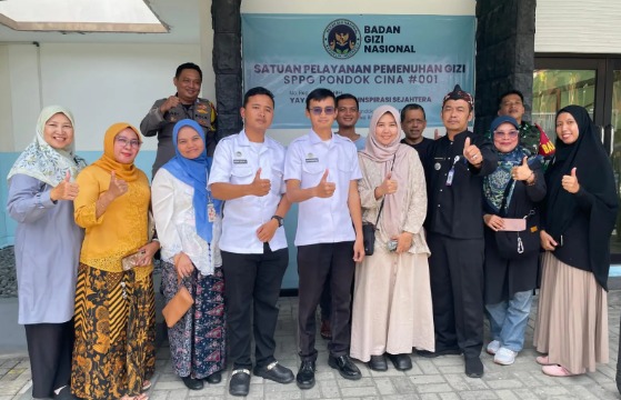 Dapur SPPG Pondok Cina Raih Nilai Audit 98%, Lurah Pastikan Semua Standar BGN Terpenuhi