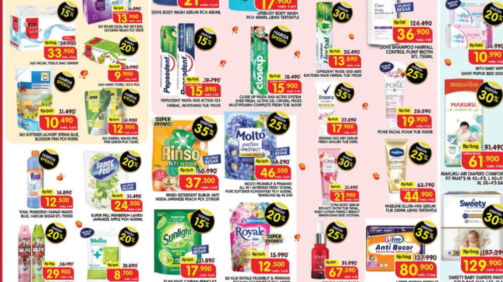 Promo JSM Superindo Terbaru Minggu Ini 29-31 Mei 2026, Sabun Pencuci Piring Rp17 Ribuan