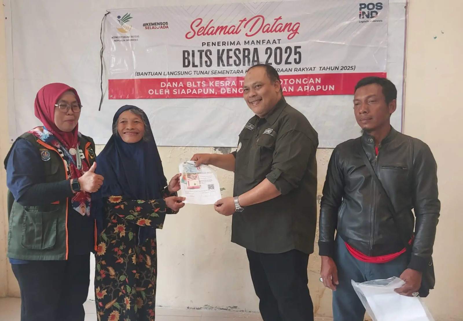 Penyaluran BLT Jatijajar Berjalan Tertib, Penerima Terdata dari Kemensos