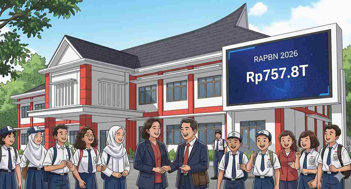 Pendidikan Jadi Prioritas, Prabowo Kucurkan Rp757,8 T di 2026