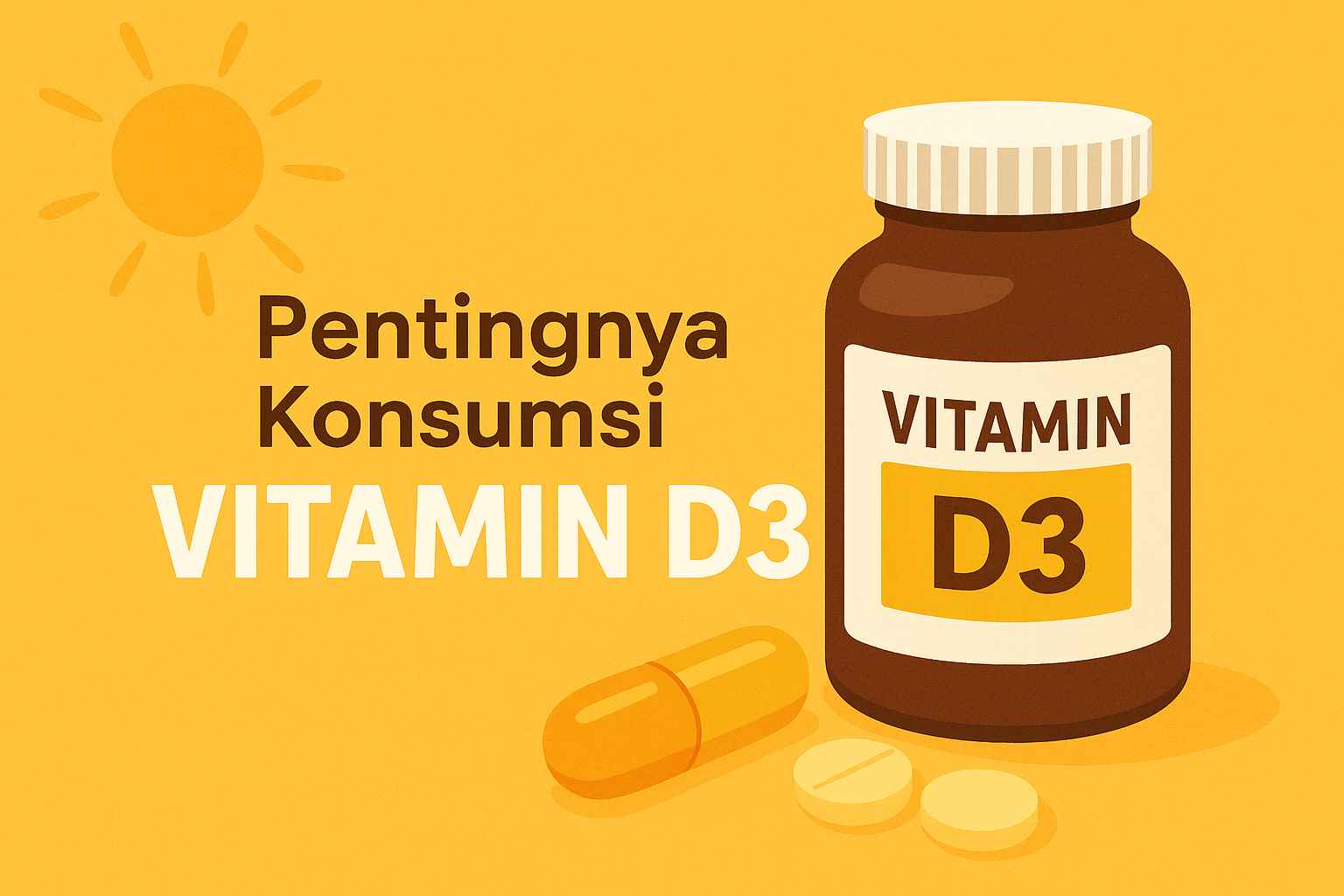 Pentingnya Vitamin D3 untuk Kesehatan Tubuh dan Imunitas