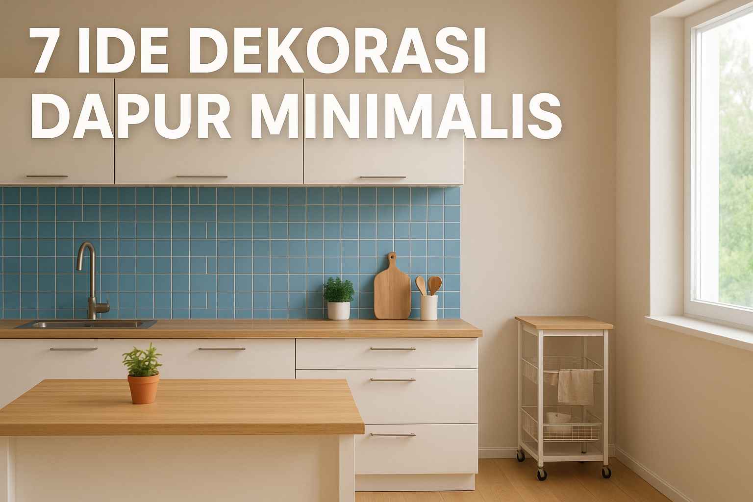 Dekorasi Dapur Minimalis: Solusi Rapi, Cantik, dan Mudah Dibersihkan
