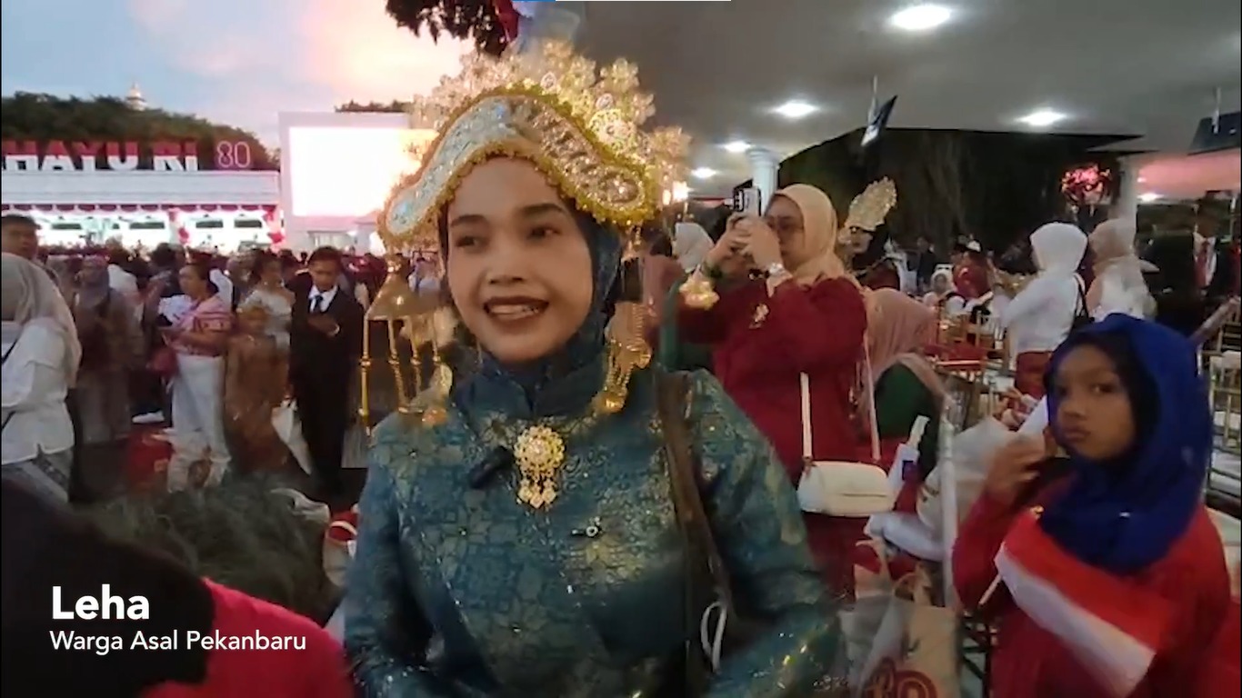Leha, Satu dari Rakyat yang Diundang ke Istana: Semoga Indonesia Makin Berkiprah di Dunia!