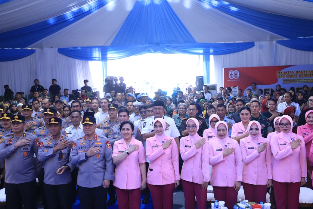 Bupati Bogor Apresiasi Bakti Sosial dan Kesehatan Polri di Gunung Sindur