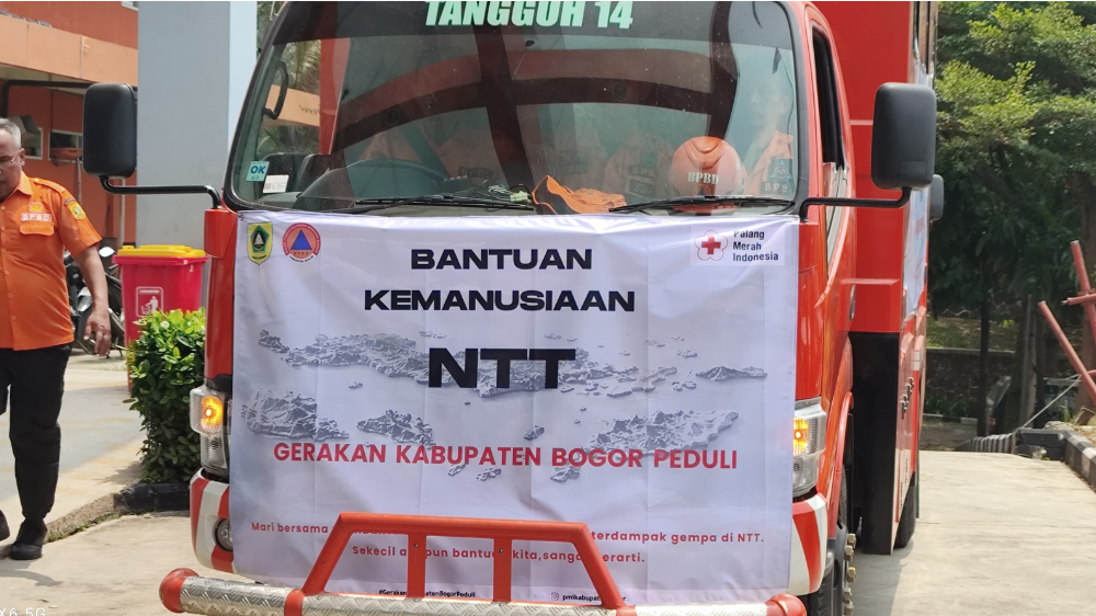 Pemkab Bogor Kirim Bantuan untuk Korban Gempa NTT, Salurkan Rp500 Juta dan Dua Truk