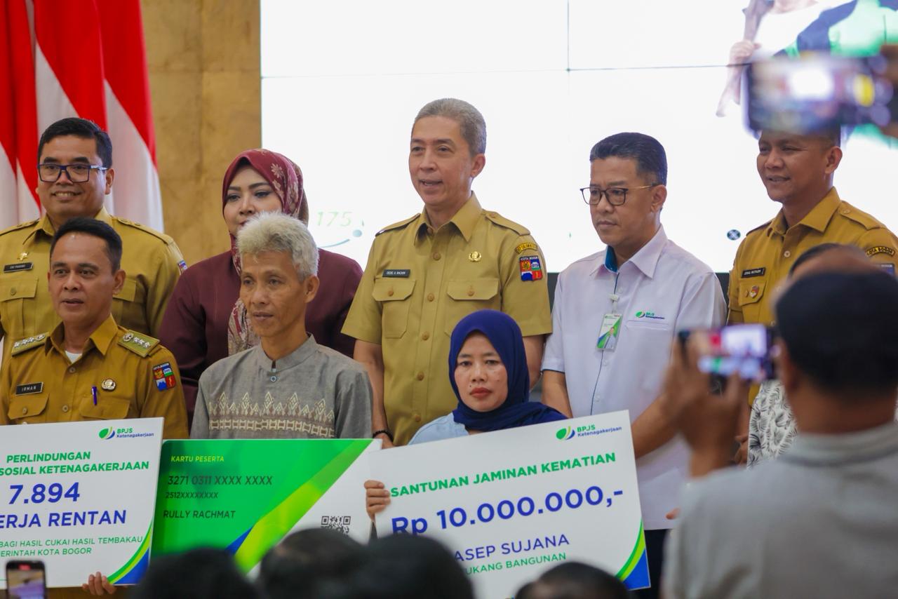 Pemkot Bogor Biayai 22.474 Pekerja Rentan untuk BPJS Ketenagakerjaan
