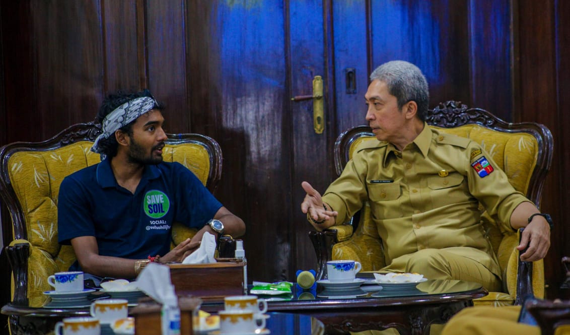 Aktivis Sahil Jha Singgah di Kota Bogor, Ajak Pemkot dan Masyarakat Jaga Kesehatan Tanah
