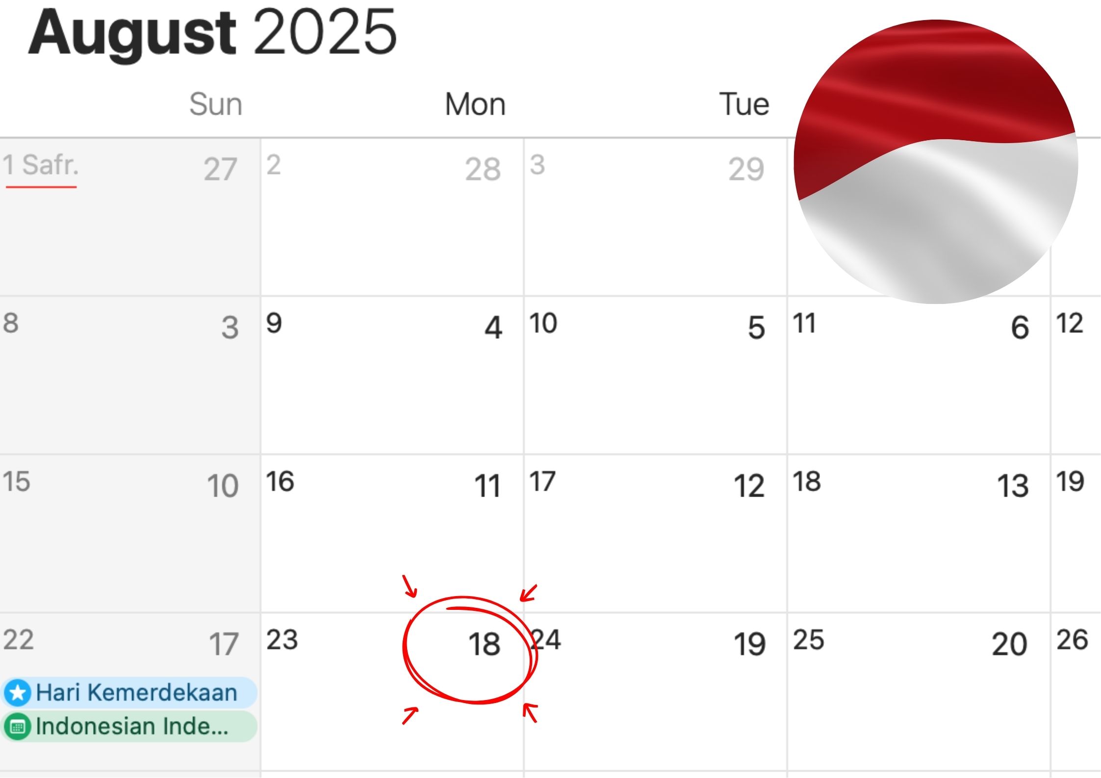 18 Agustus 2025 Resmi Jadi Cuti Bersama HUT ke-80 RI