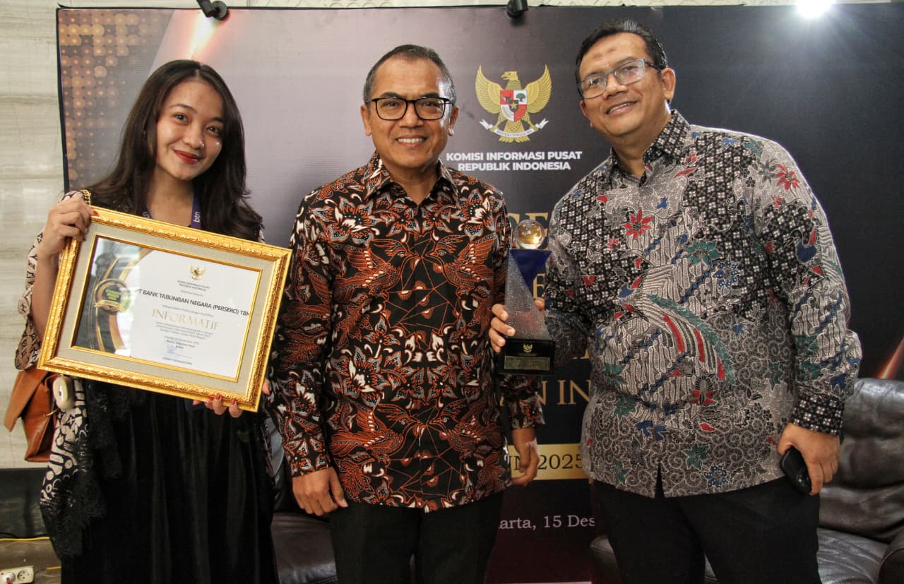 BTN Kalahkan Himbara Lainnya Dalam Anugerah Keterbukaan Informasi Publik 2025