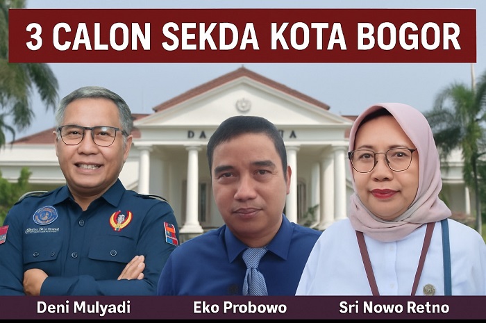 3 Nama Calon Sekda Kota Bogor Muncul ke Permukaan, Siapa Pilihan Dedie A Rachim?