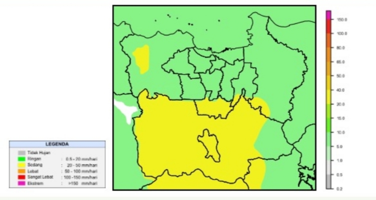 Cuaca Bogor Senin 7 Juli 2025: Waspada Hujan Sedang di Wilayah JABODETABEK!