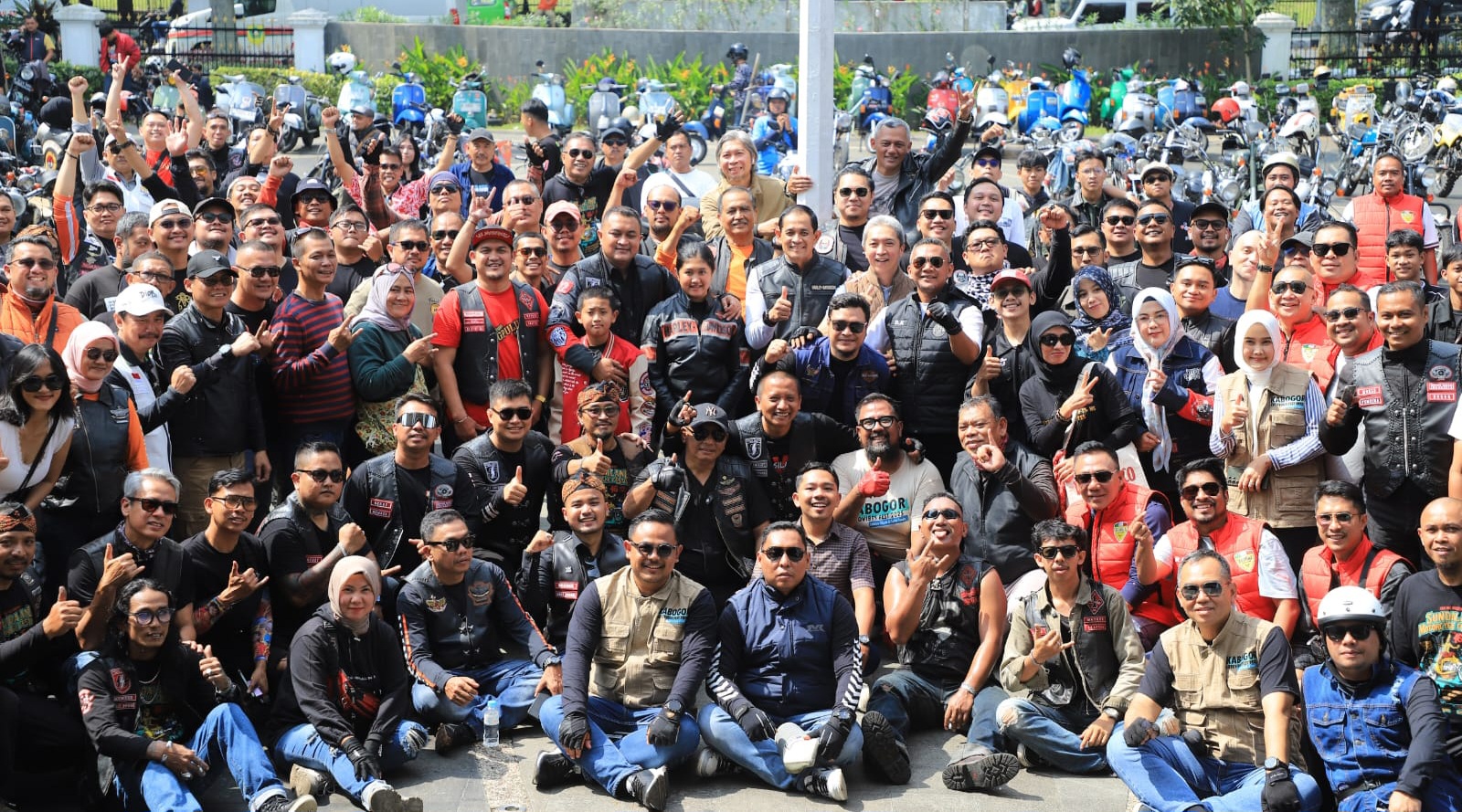 Meriahkan Hari Jadi Bogor ke-543, Bupati dan Wali Kota Touring Bareng Rider: Ada Gary Iskak Juga!
