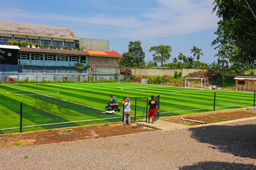 Wali Kota Bogor Tinjau Progres Pembangunan Taman Lapangan Yasmin Sektor 6