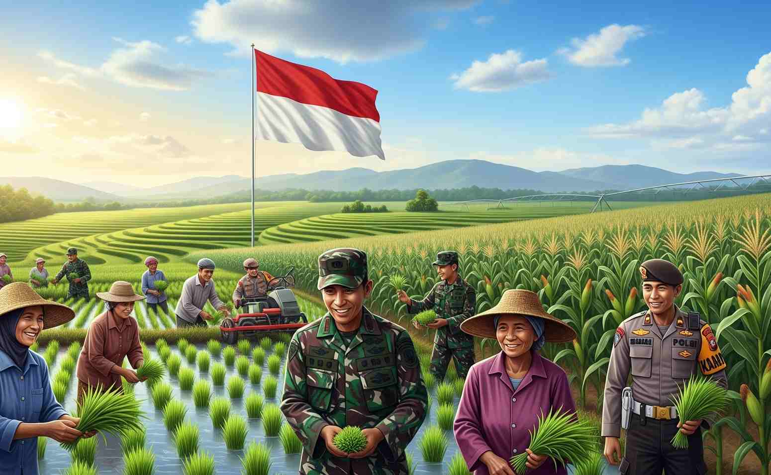 Prabowo Targetkan Indonesia Jadi Lumbung Pangan Dunia