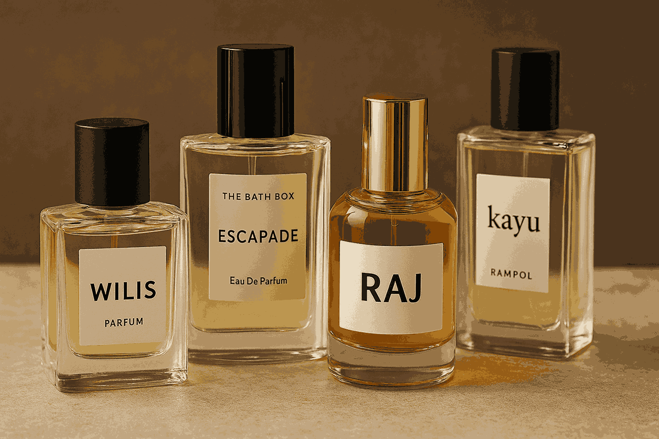 Temukan rekomendasi parfum lokal tahan lama dengan wangi elegan dan harga terjangkau. Cocok untuk pria maupun 