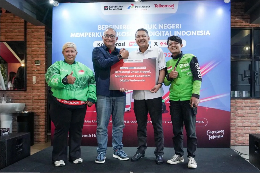 Pertamina dan Telkomsel Hadirkan Benefit BBM bagi Pengemudi Ojol