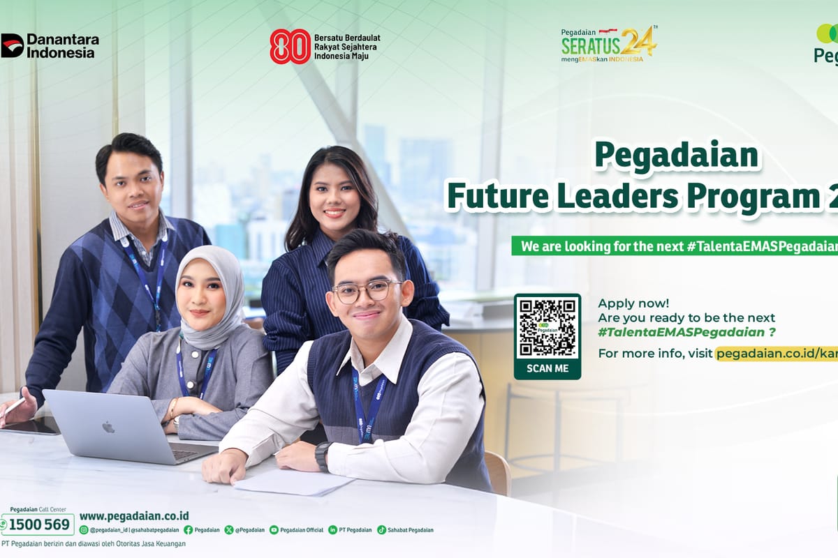Lowongan Kerja BUMN 2025: Pegadaian Buka Future Leader Program untuk Lulusan S1 & S2