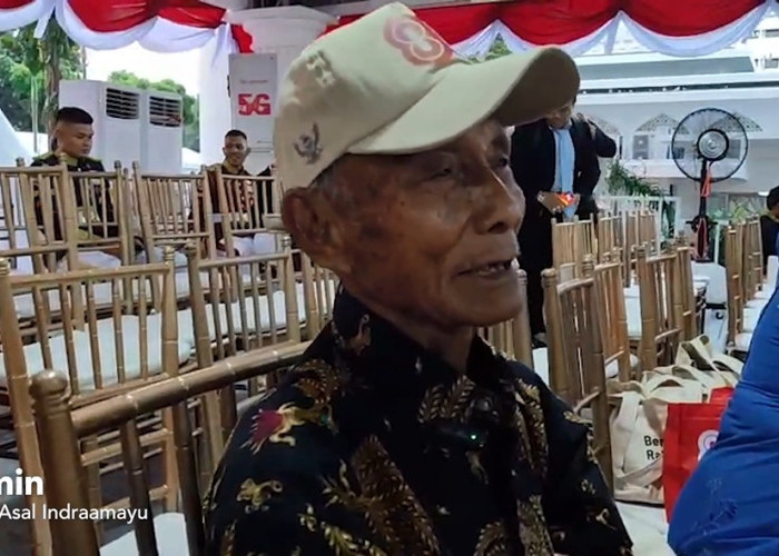 Di Usia Senja, Saimin Warga Indramayu Rasakan Khidmat Upacara di Istana: Terima Kasih Pak Prabowo Undang Kami!