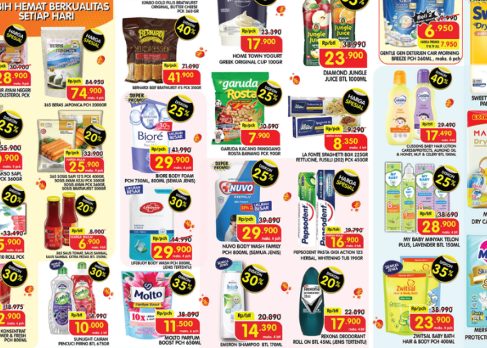 Katalog JSM Promo Superindo Minggu Ini 17-19 Juli 2026, Beli Pewangi Pakaian Rp11.500