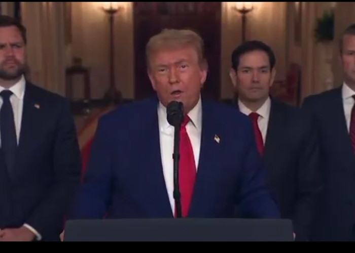 Donald Trump Klaim Serangan Udara AS Hancurkan 3 Situs Nuklir Iran