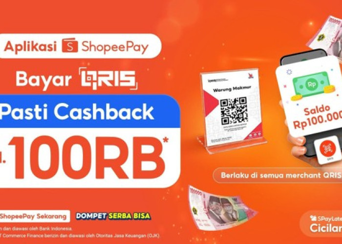 ShopeePay Dukung Adopsi QRIS Nasional, Hadirkan Pasti Cashback Saldo hingga Rp100.000 untuk Pengguna