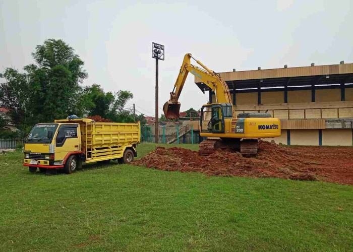 Stadion Mahakam Depok Diperbarui, Rumput Sintetis Berstandar FIFA Dipasang