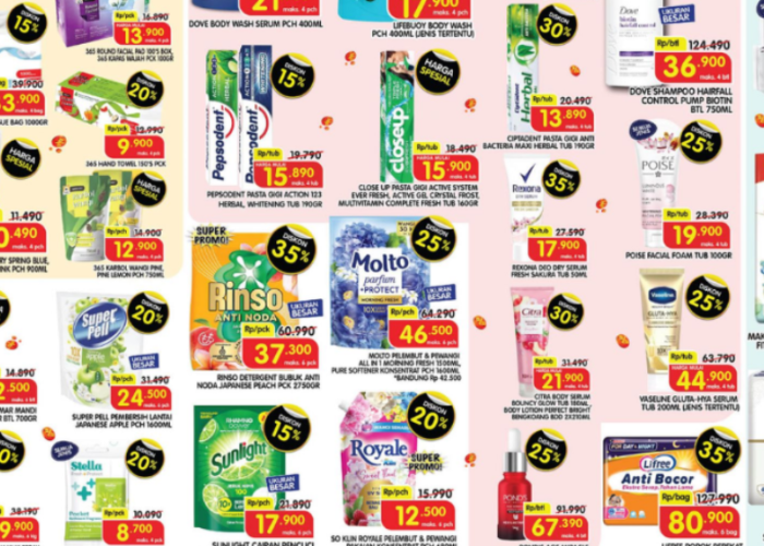 Promo JSM Superindo Terbaru Minggu Ini 29-31 Mei 2026, Sabun Pencuci Piring Rp17 Ribuan