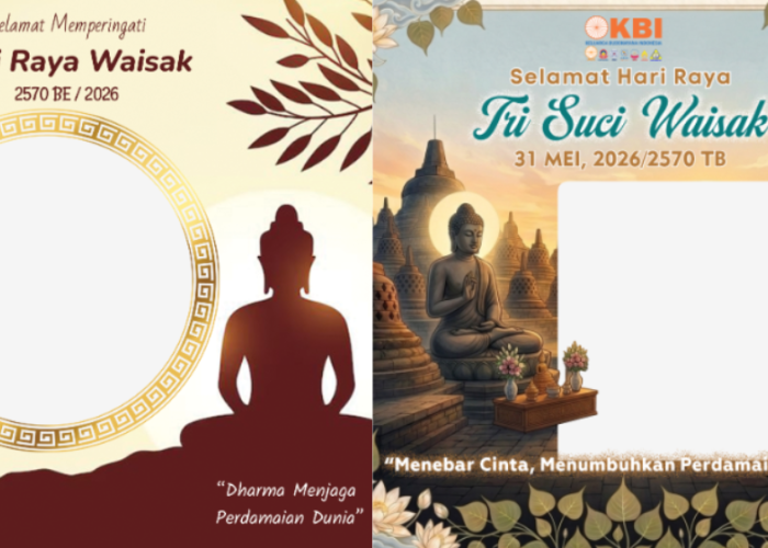 50 Twibbon Waisak 2026 Gratis dan Terbaru Lengkap Ucapan, Yuk Bagikan ke Medsos Hari Suci Agama Buddha