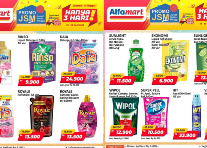 Promo Alfamart Terbaru Minggu Ini 13-19 April 2026, Molto Mulai Rp9 Ribuan