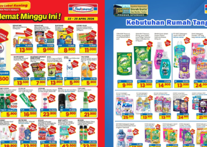 Promo JSM Indomaret Terbaru 24-26 April 2026, Sunlight Pencuci Piring Mulai Rp9 Ribu