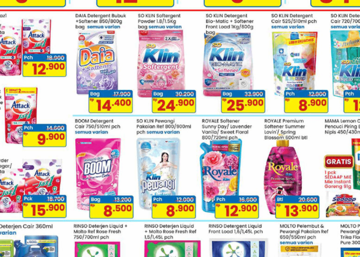 Katalog Promo Indomaret Pekan Ini 16-22 Juni 2025, Deterjen BOOM Cuma Rp8 Ribuan!