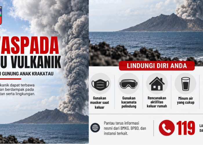Wali Kota Bogor Imbau Warga Gunakan Masker Hadapi Abu Vulkanik Gunung Anak Krakatau