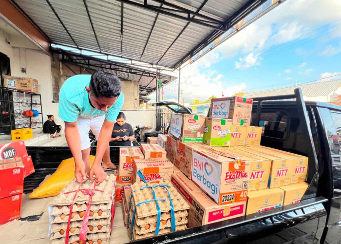BNI Salurkan Bantuan bagi Masyarakat Terdampak Gempa NTT, Pastikan Layanan Perbankan Tetap Berjalan