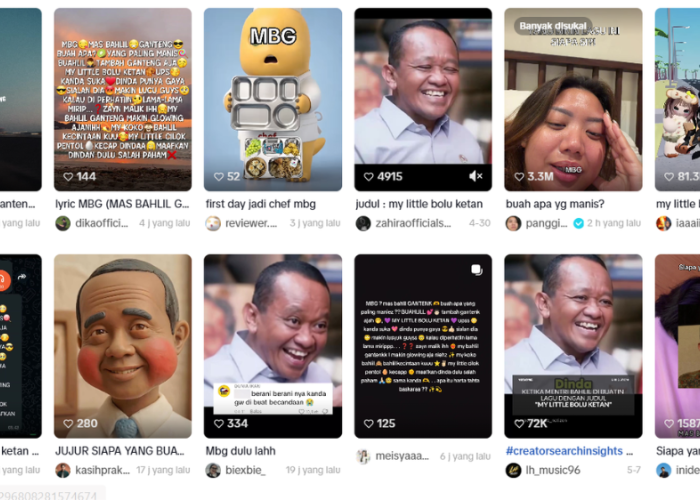 Lirik Lagu MBG Mas Bahlil Ganteng, Viral Jadi Konten di TikTok