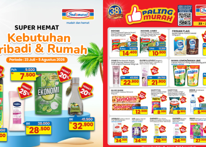 Katalog Promo Indomaret Terbaru 27-30 Juli 2026, Akhir Bulan Beli Kopi Rp8 Ribuan