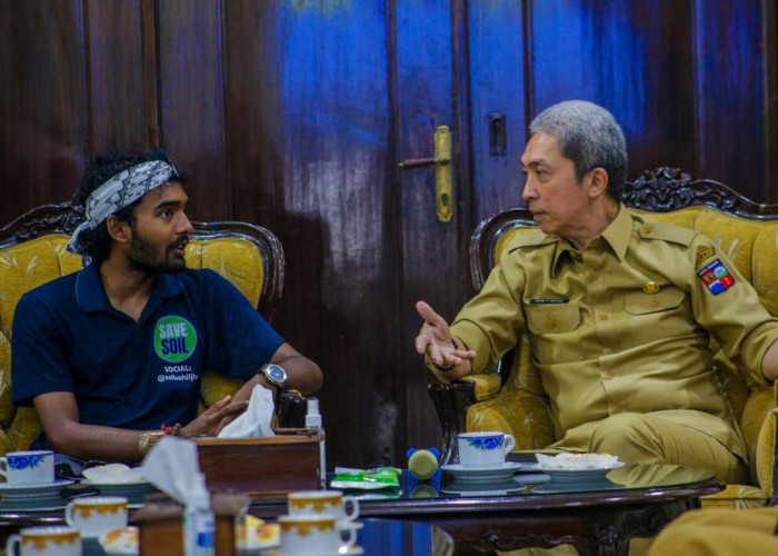 Aktivis Sahil Jha Singgah di Kota Bogor, Ajak Pemkot dan Masyarakat Jaga Kesehatan Tanah