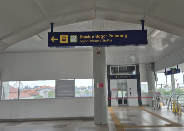 Skybridge Penghubung Stasiun Bogor - Stasiun Paledang Resmi Beroperasi Hari Ini
