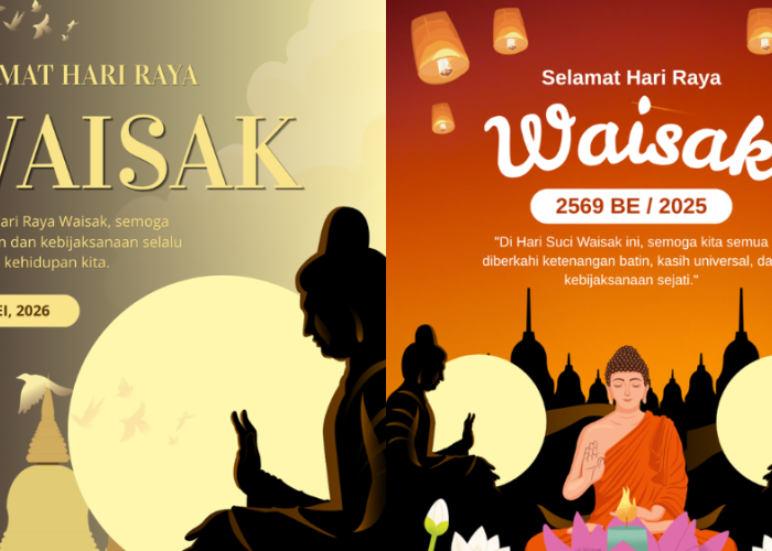 25 Kartu Ucapan Waisak 2026 Gratis dan Terbaru, Bagikan ke Medsos Bentuk Toleransi