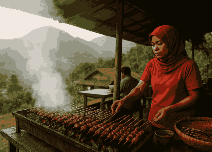Panduan Kuliner: Sate Maranggi Legendaris yang Wajib Dicoba di Puncak