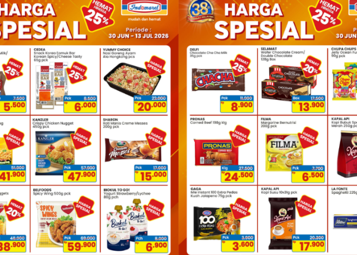 Katalog Promo Indomaret Terbaru Pekan Ini 20-23 Juli 2026, Diskon Frozen Food Mulai Rp38.900