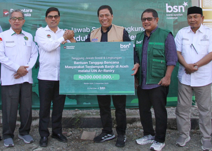 BSN Gelontorkan Dana RP1.350.000.000 Bantu Warga Aceh