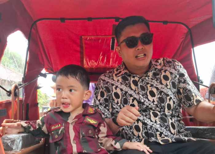 Ketua DPRD Kabupaten Bogor Jajal Becak Listrik Prabowo, Usul Pejabat Daerah Ikut Bergiliran
